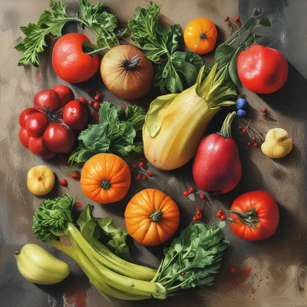 Culinary Canvas: Painting with Homegrown Produce