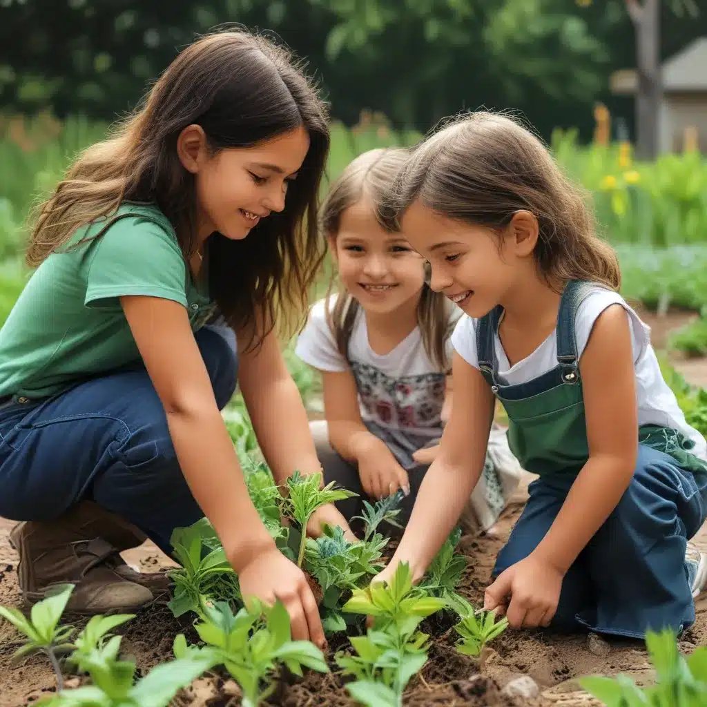 Green Thumbs, Grateful Hearts: Kids Connecting with the Land