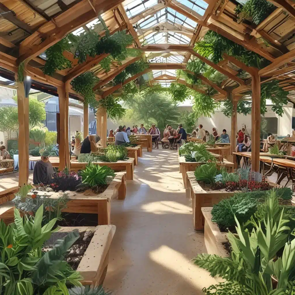 Organic Oasis: Creating Community Hubs for Sustainable Living